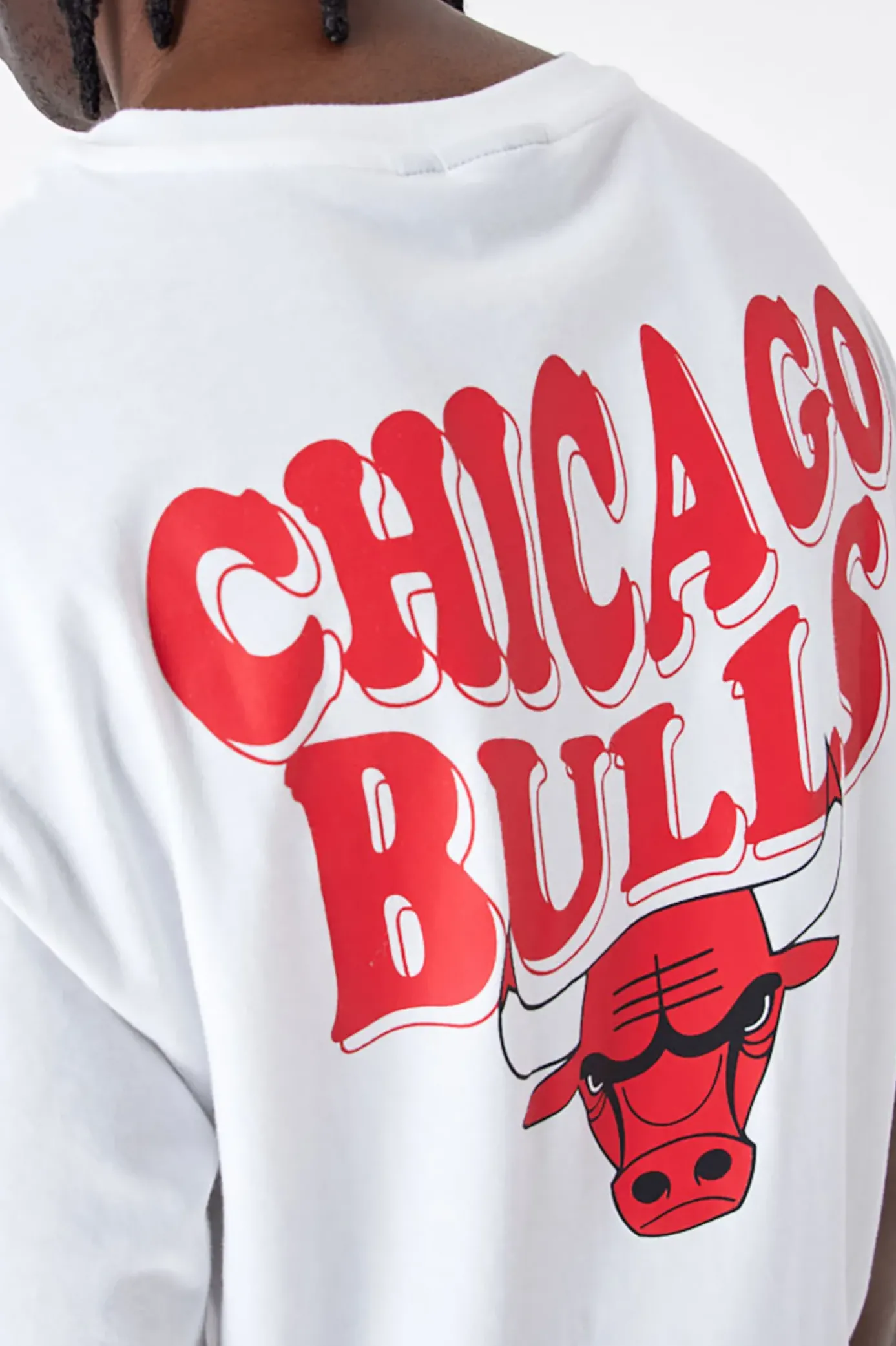 Online Koszulka New Era Chicago Bulls NBA Script Oversized T-shirty