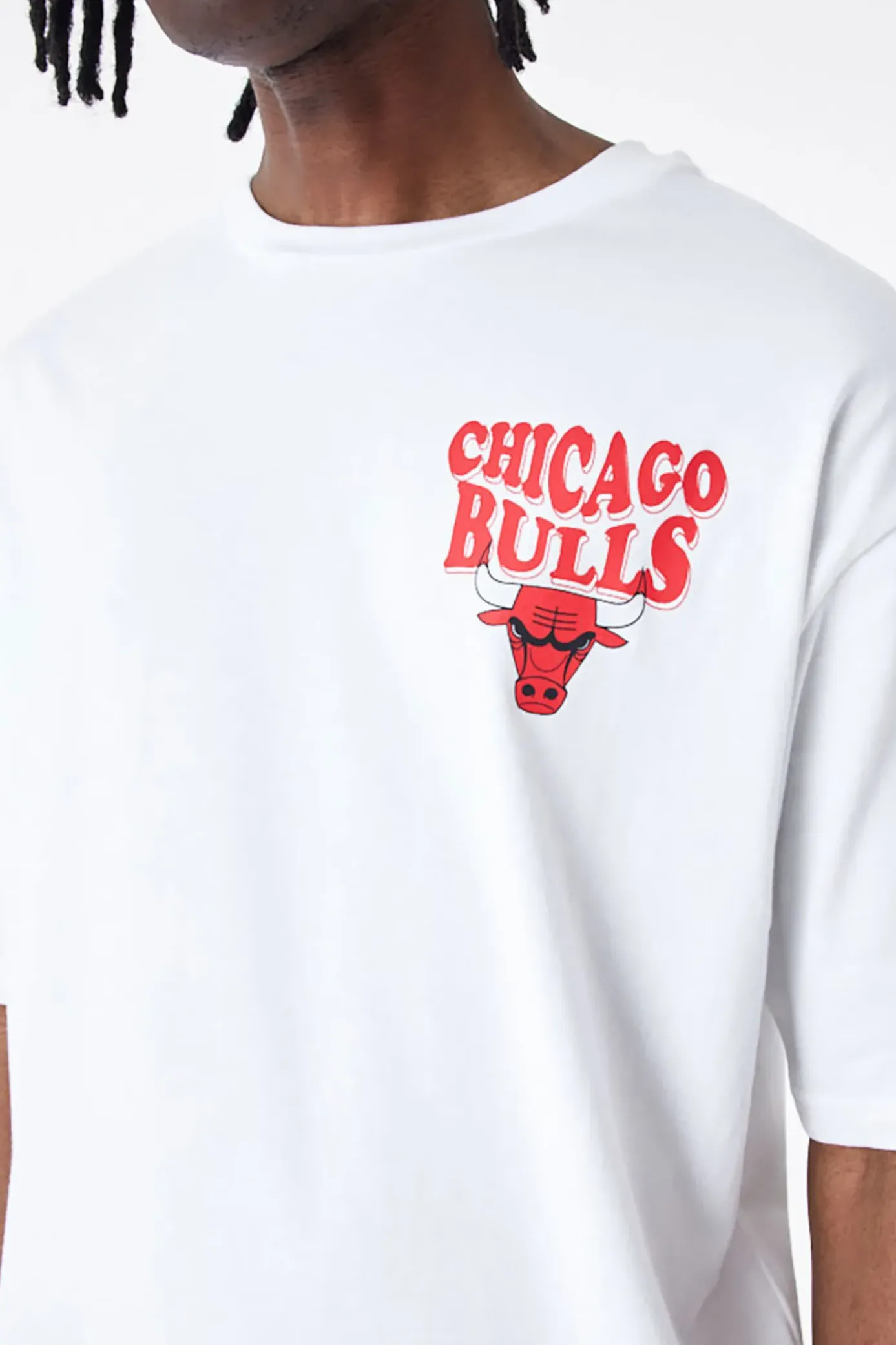 Online Koszulka New Era Chicago Bulls NBA Script Oversized T-shirty