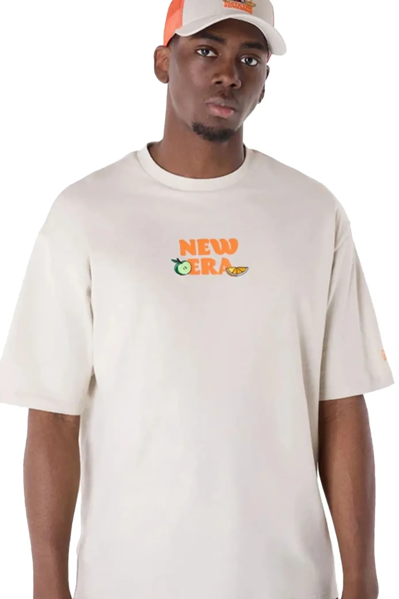 New Koszulka New Era Drink Graphic Oversized T-shirty