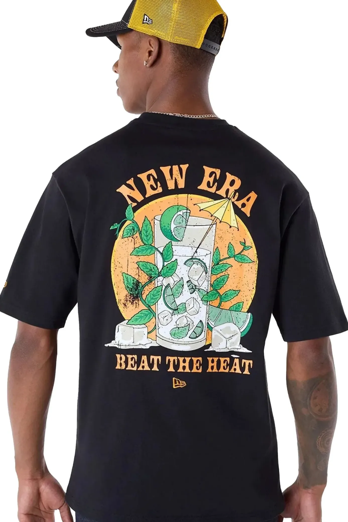 Online Koszulka New Era Drink Graphic Oversized T-shirty