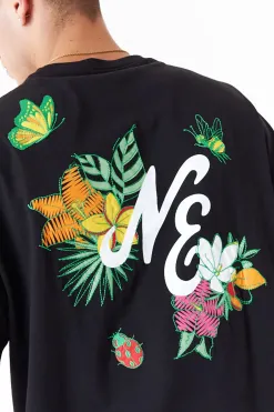 Outlet Koszulka New Era Floral Graphic Oversized T-shirty