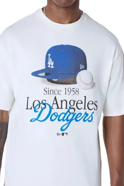 Online Koszulka New Era LA Dodgers MLB Script T-shirty