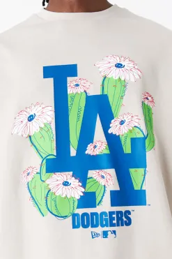 Outlet Koszulka New Era LA Dodgers MLB Floral Logo Oversized T-shirty