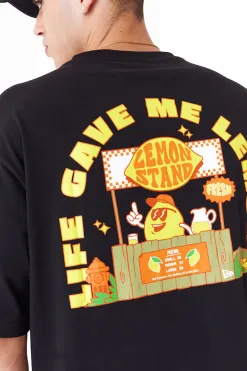 Koszulka New Era Lemon Stand Fruit Graphic Oversized T-shirty