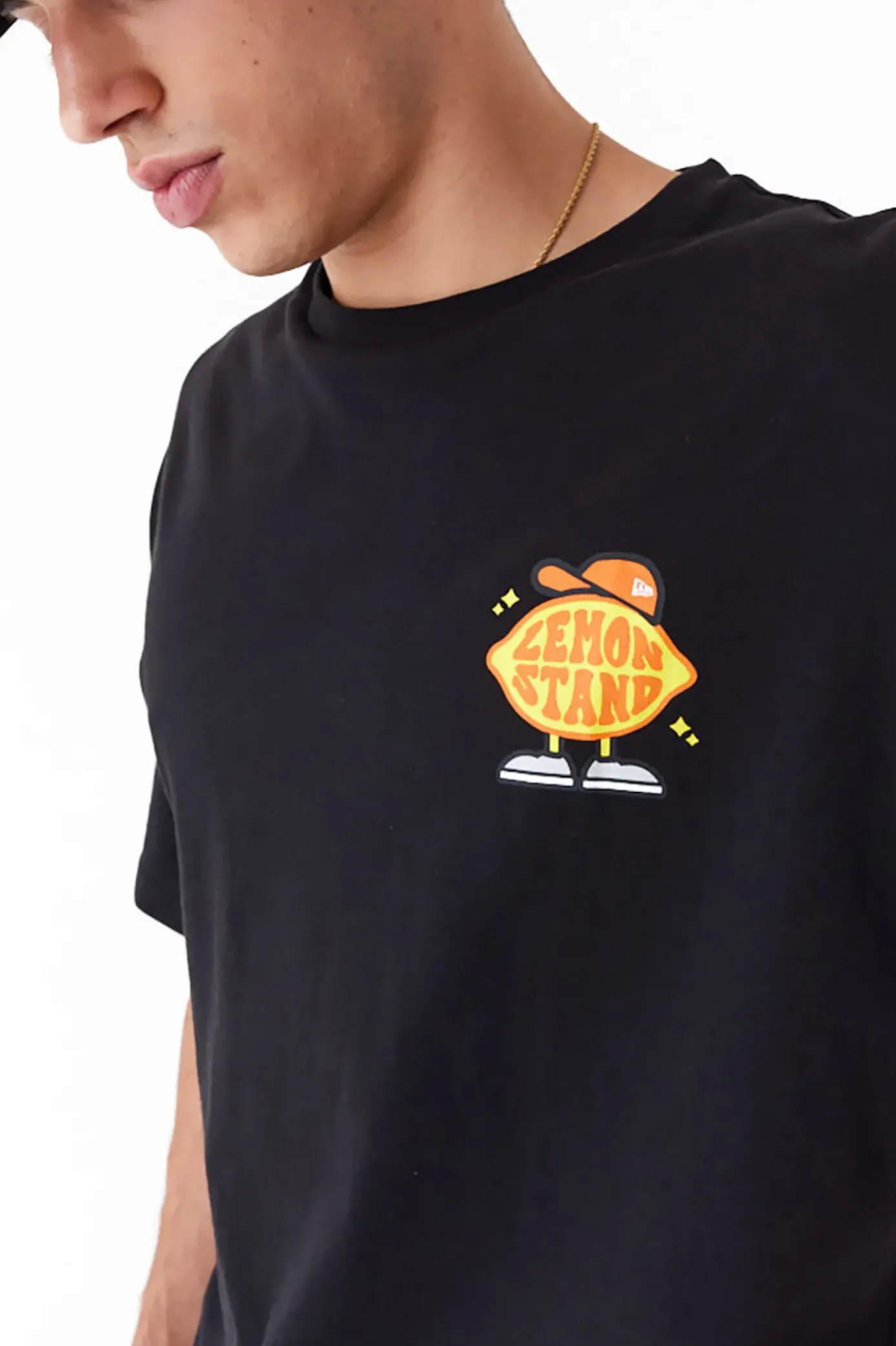 Koszulka New Era Lemon Stand Fruit Graphic Oversized T-shirty