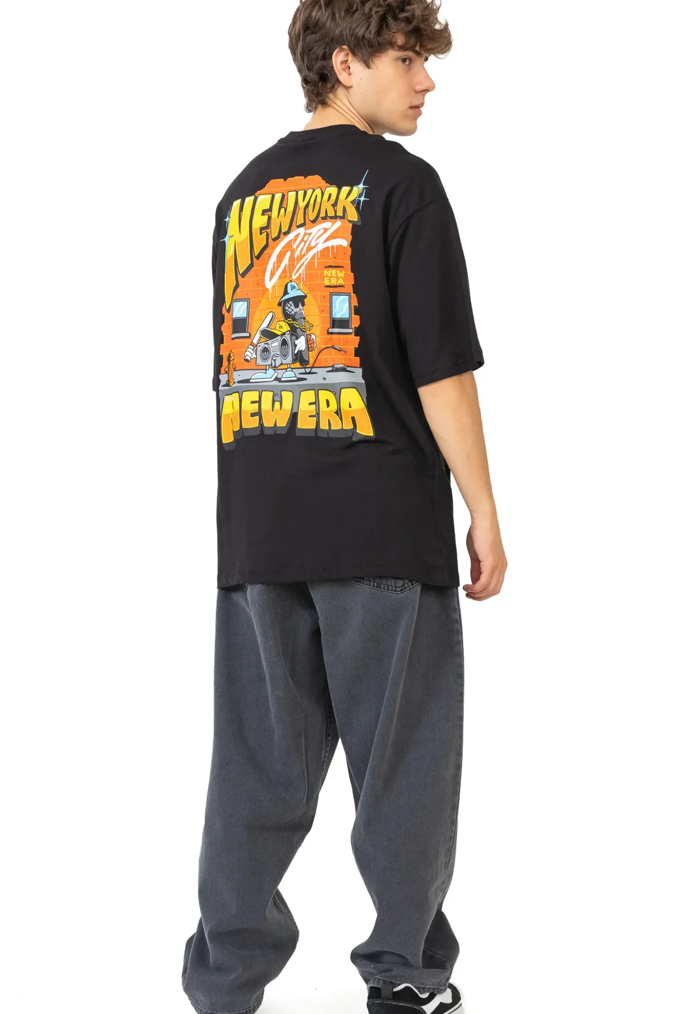 New Koszulka New Era Location Graphic New York Oversized T-shirty