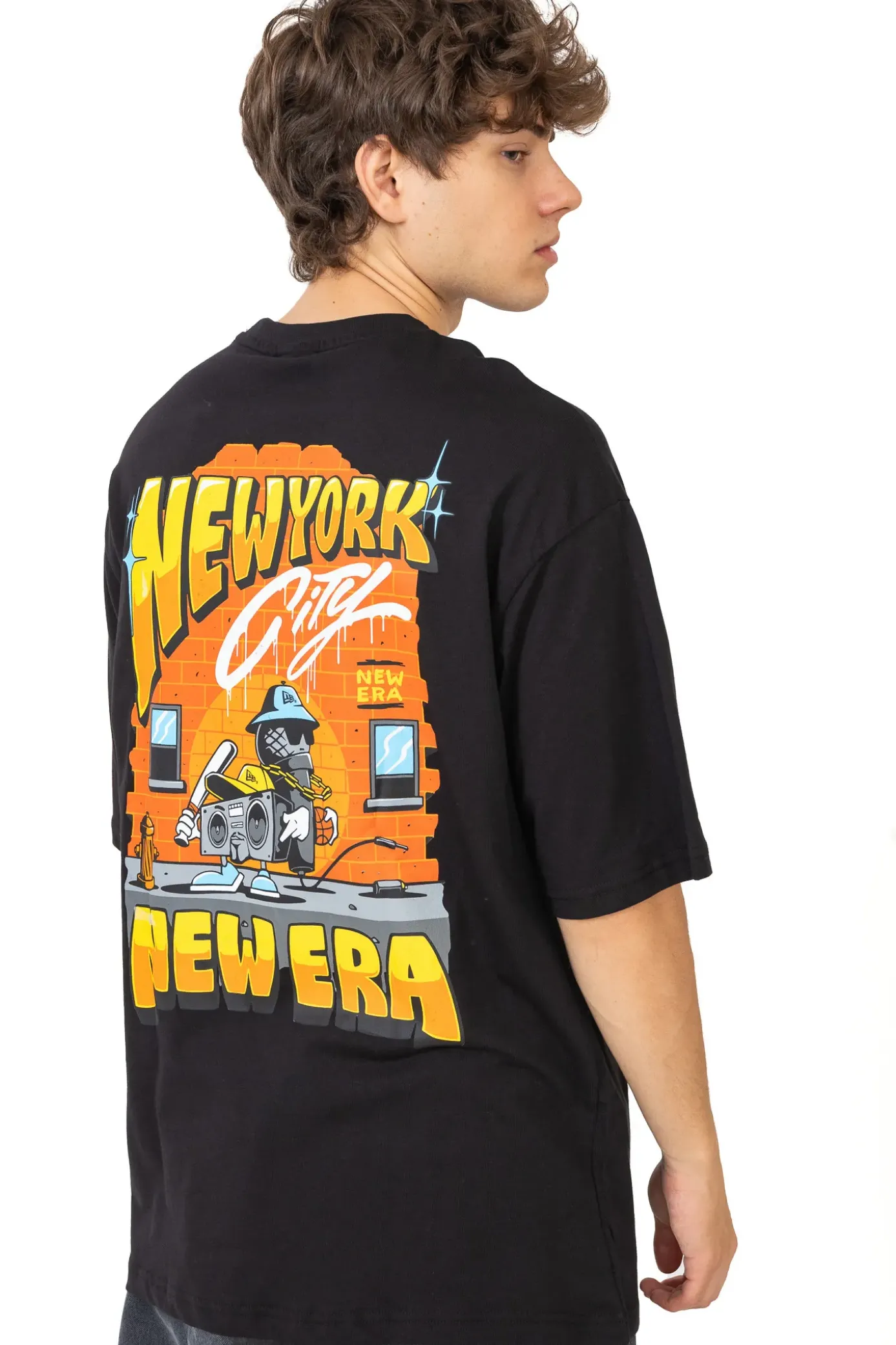 New Koszulka New Era Location Graphic New York Oversized T-shirty