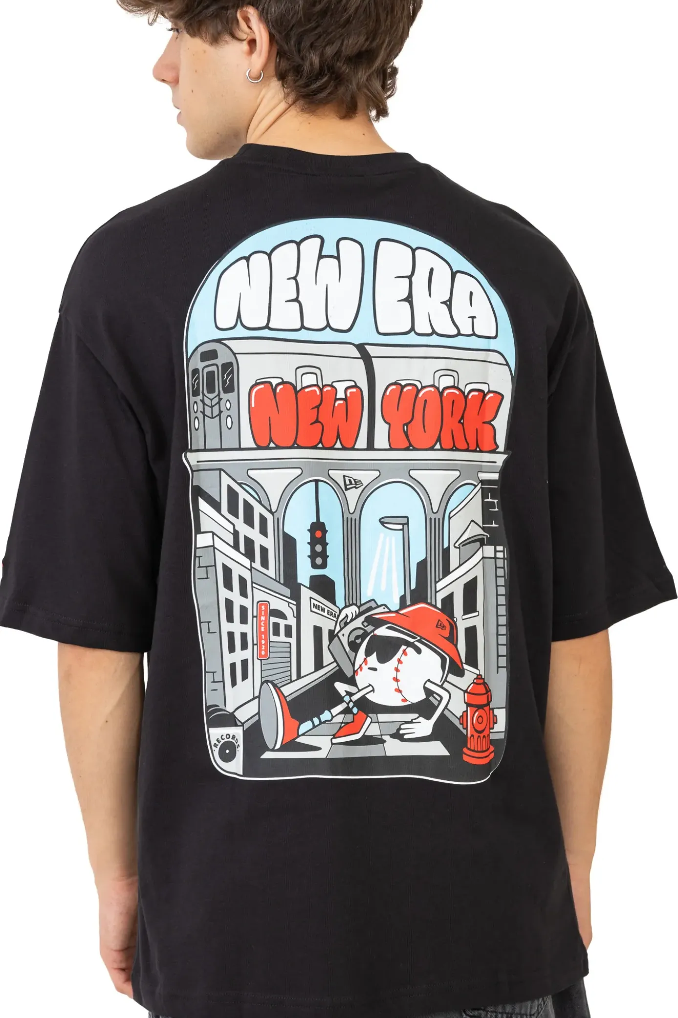 Clearance Koszulka New Era New York City Graphic Oversized T-shirty
