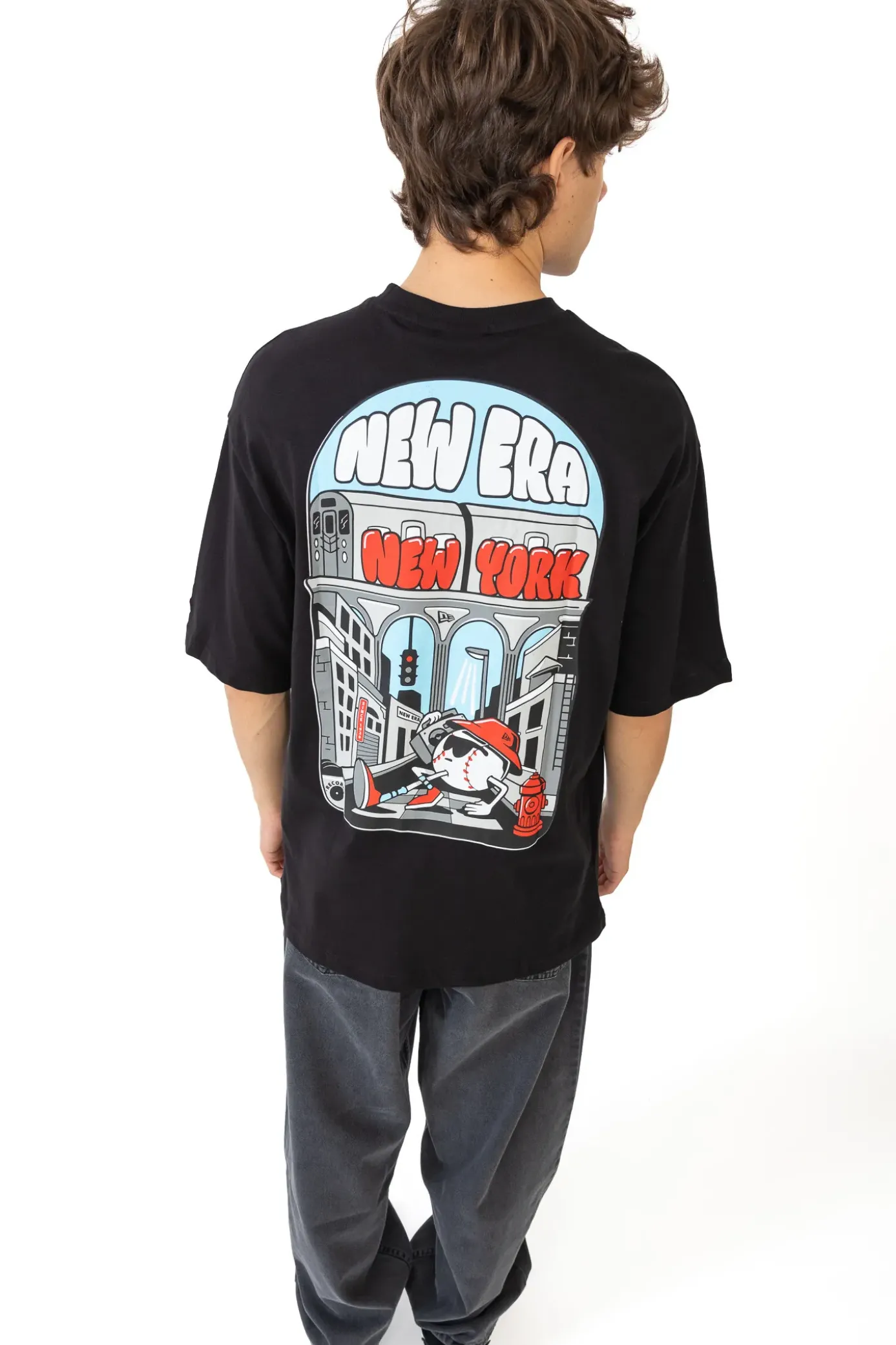 Clearance Koszulka New Era New York City Graphic Oversized T-shirty