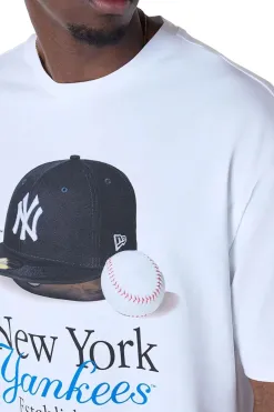 Outlet Koszulka New Era New York Yankees MLB Script T-shirty