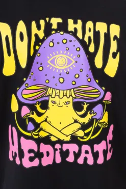 Hot Koszulka Meditate T-shirty