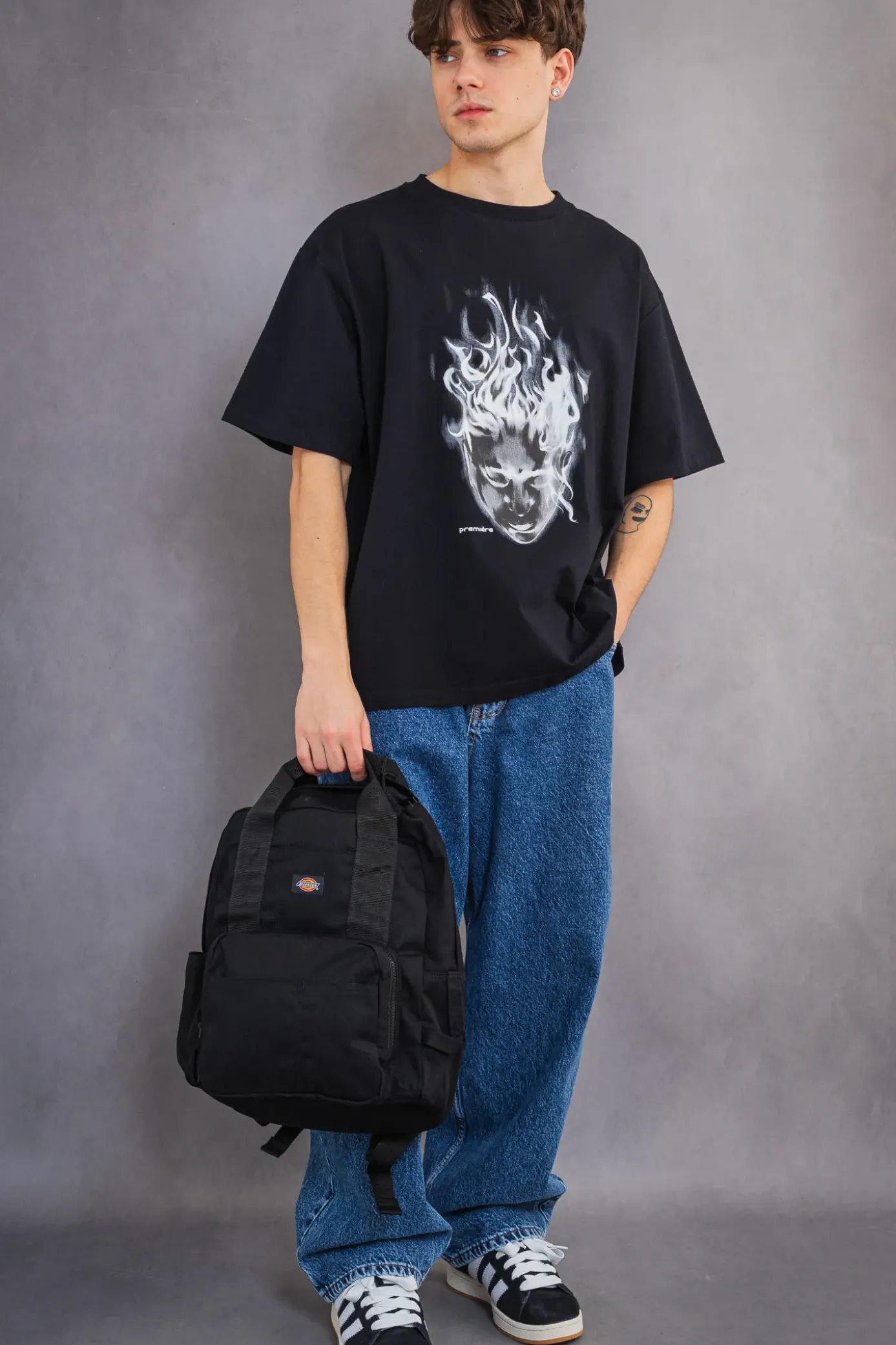 Outlet Koszulka Première Head With Flame T-shirty