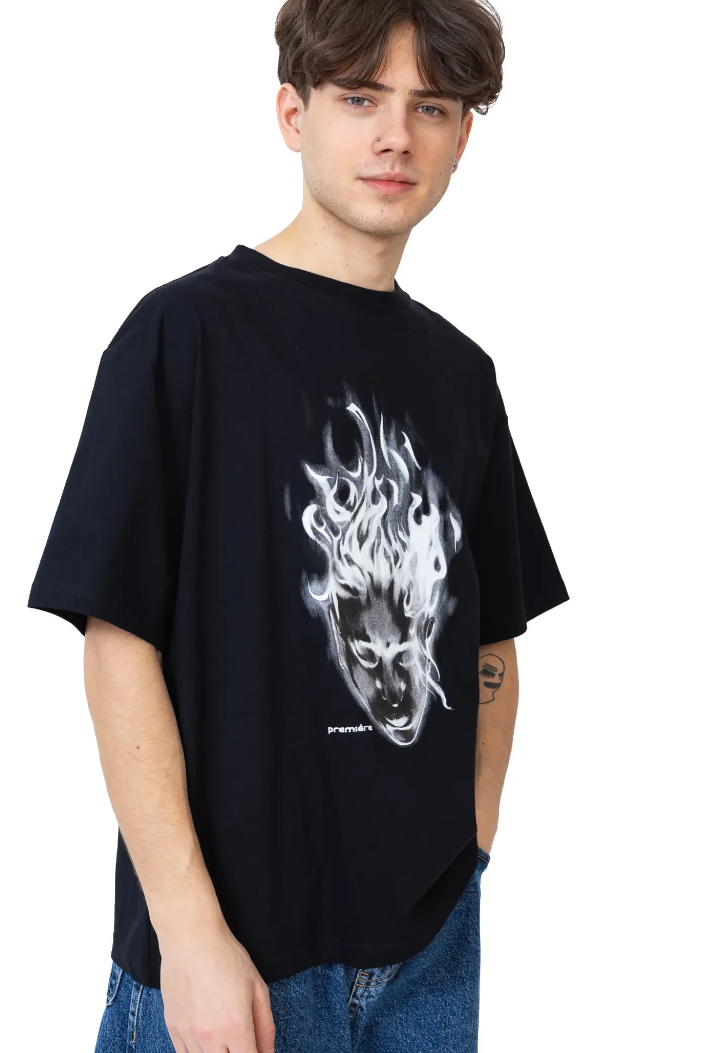 Outlet Koszulka Première Head With Flame T-shirty