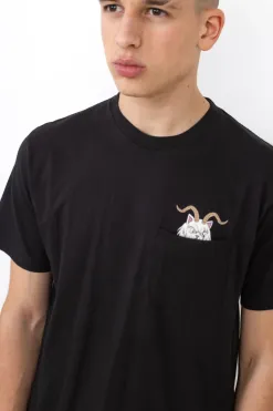 New Koszulka Krampus Lord Nermal Pocket T-shirty