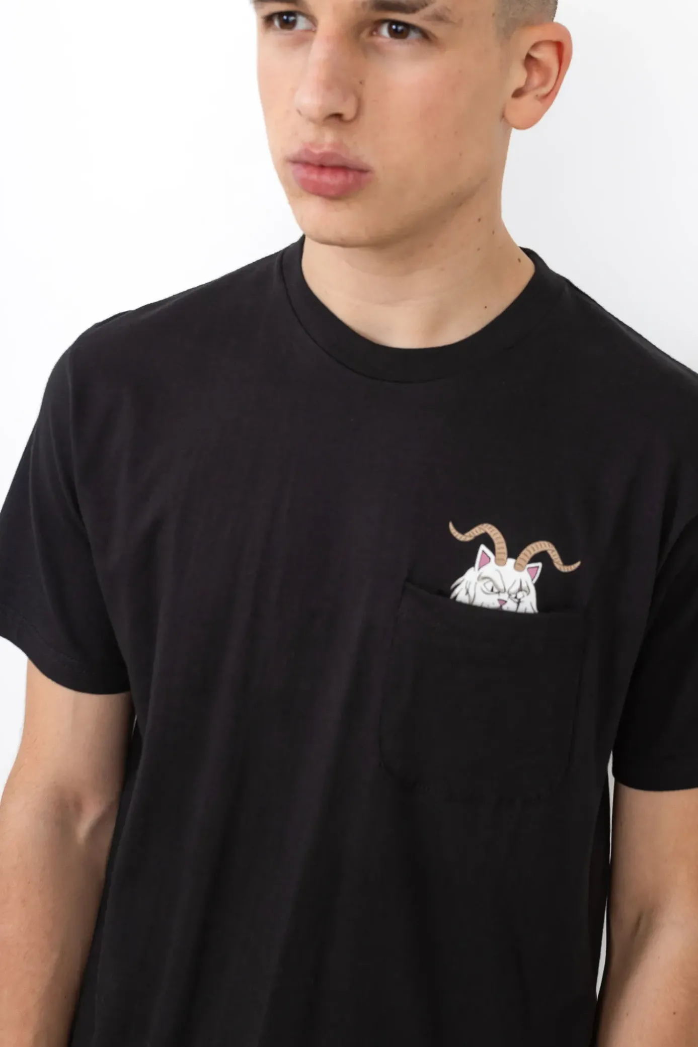 New Koszulka Krampus Lord Nermal Pocket T-shirty