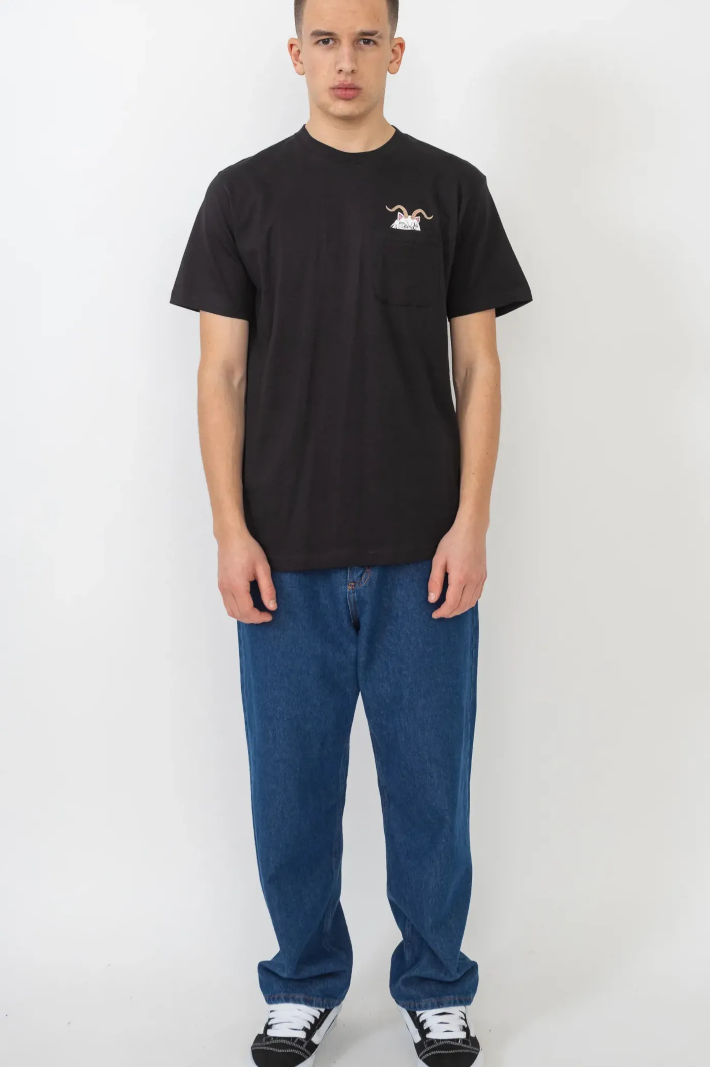 New Koszulka Krampus Lord Nermal Pocket T-shirty
