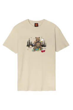 Online Koszulka Santa Cruz Braun Pizza Bear T-shirty