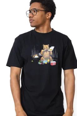 Hot Koszulka Santa Cruz Braun Pizza Bear T-shirty
