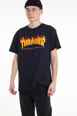Sale Koszulka Thrasher Flame Logo T-shirty