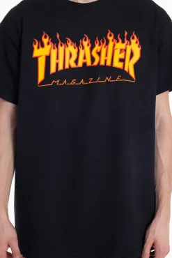 Sale Koszulka Thrasher Flame Logo T-shirty