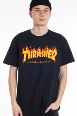 Sale Koszulka Thrasher Flame Logo T-shirty