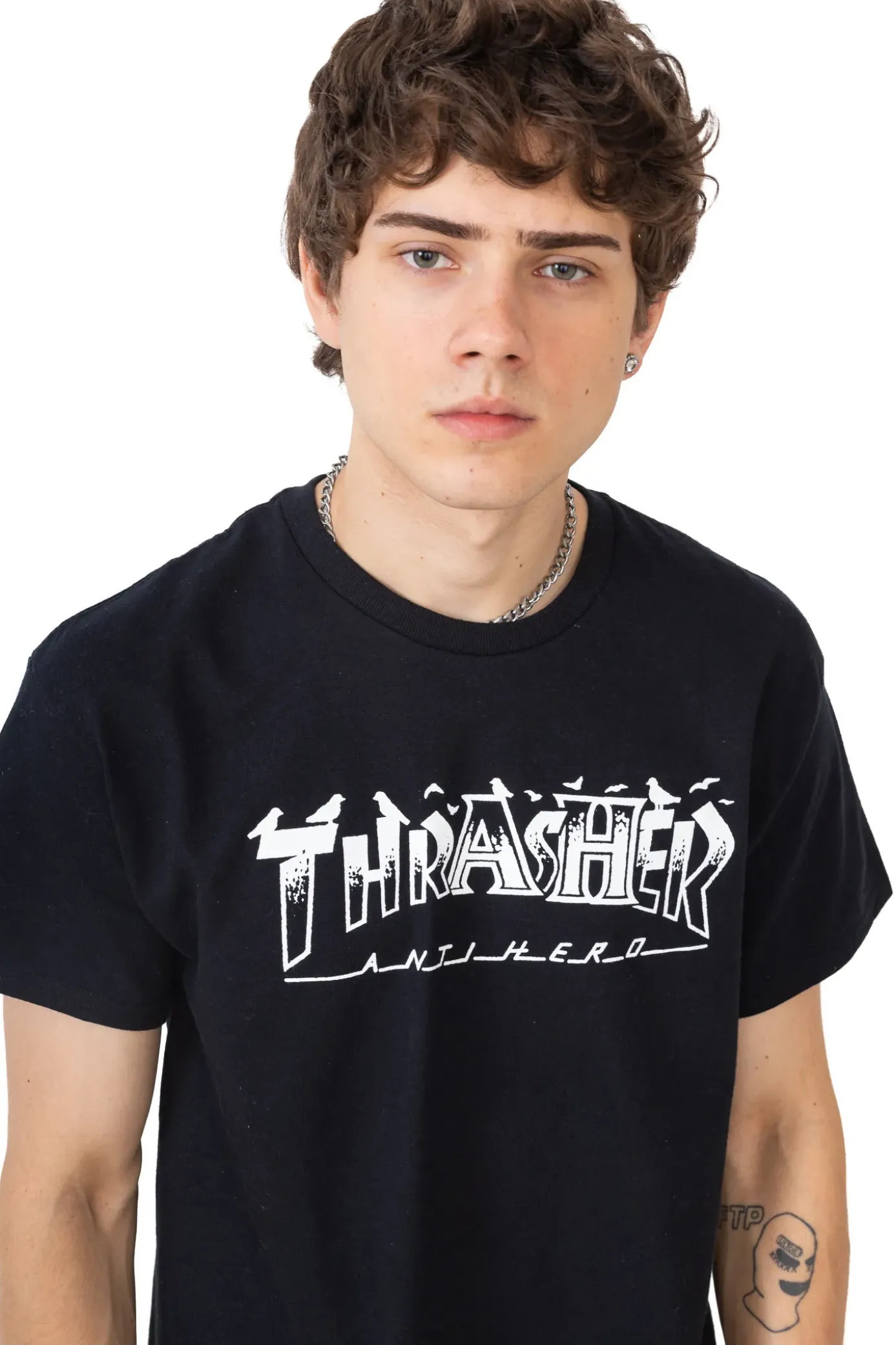 Discount Koszulka Thrasher x Antihero Pigeon Mag Thrasher Magazine X Antihero|T-shirty