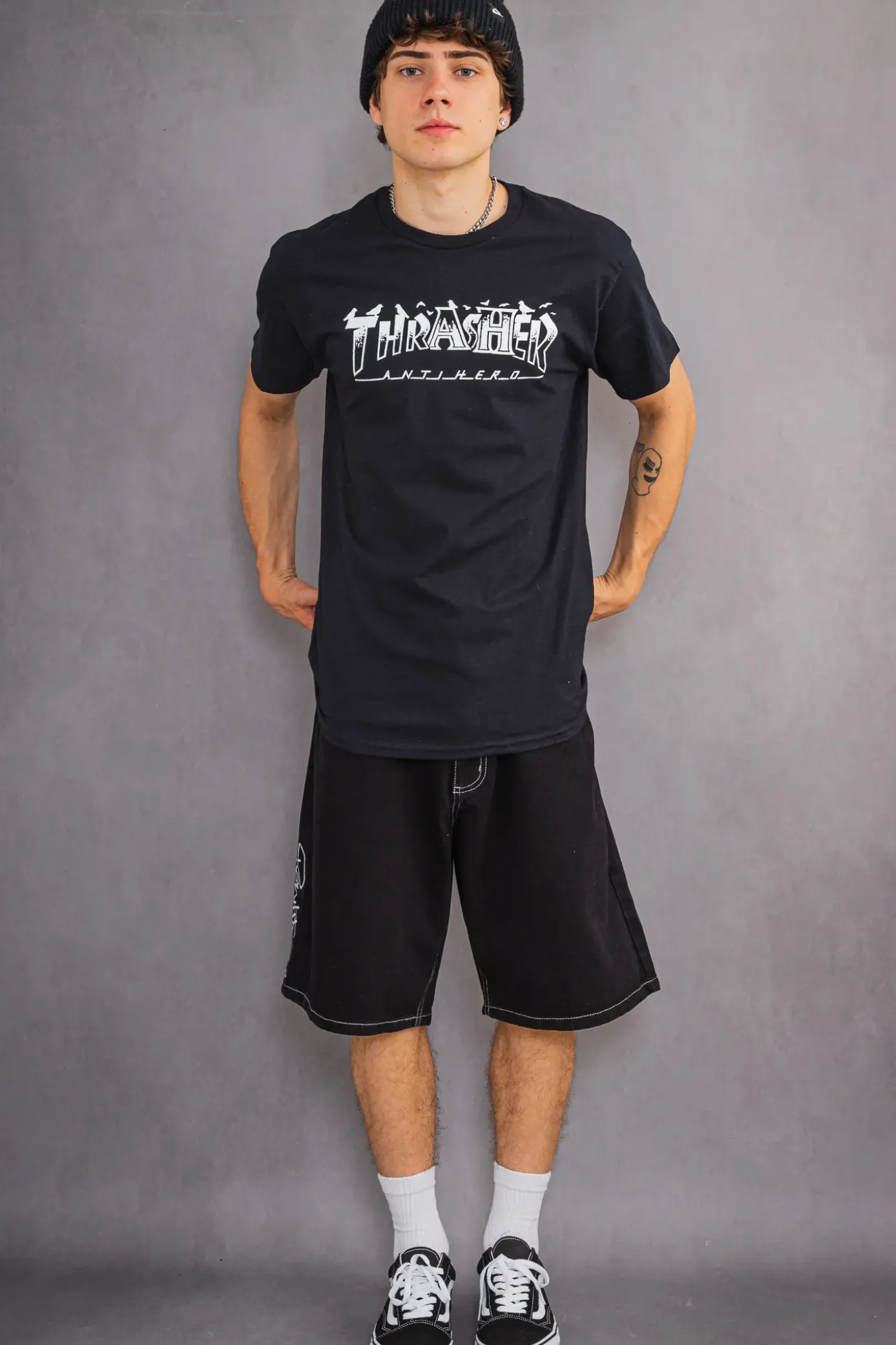 Discount Koszulka Thrasher x Antihero Pigeon Mag Thrasher Magazine X Antihero|T-shirty