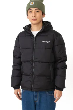 New Kurtka Zimowa Puff Mini Logo Hoodie Zimowe