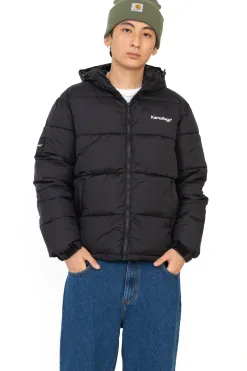 New Kurtka Zimowa Puff Mini Logo Hoodie Zimowe