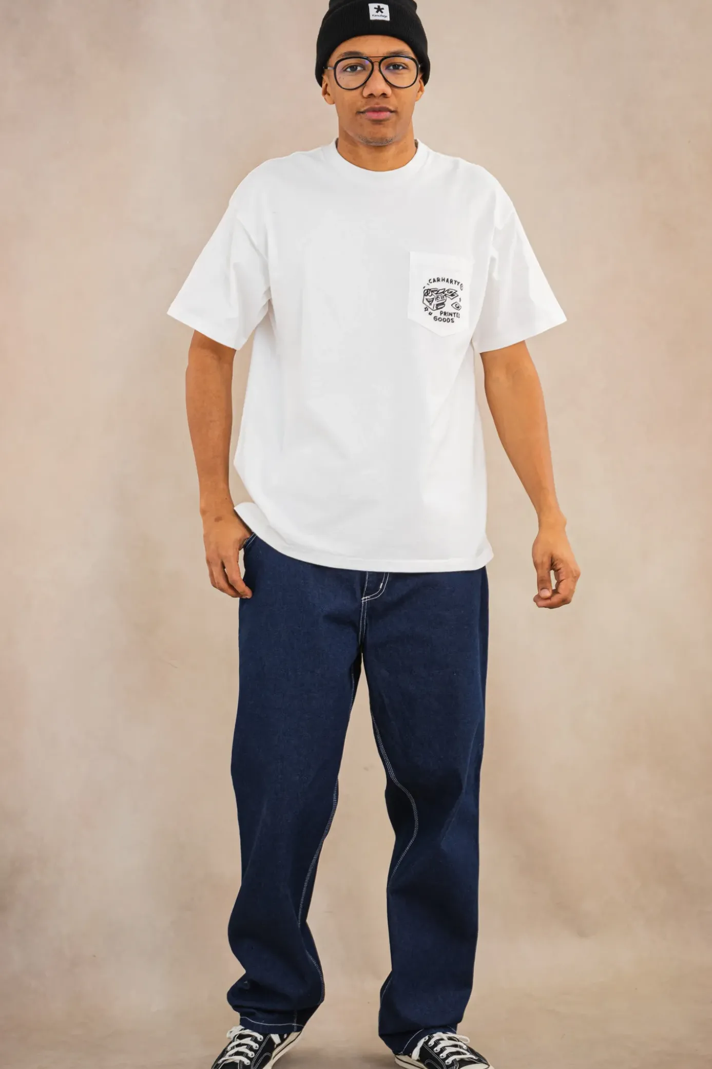New Spodnie Simple Spodnie Baggy|Jeansy