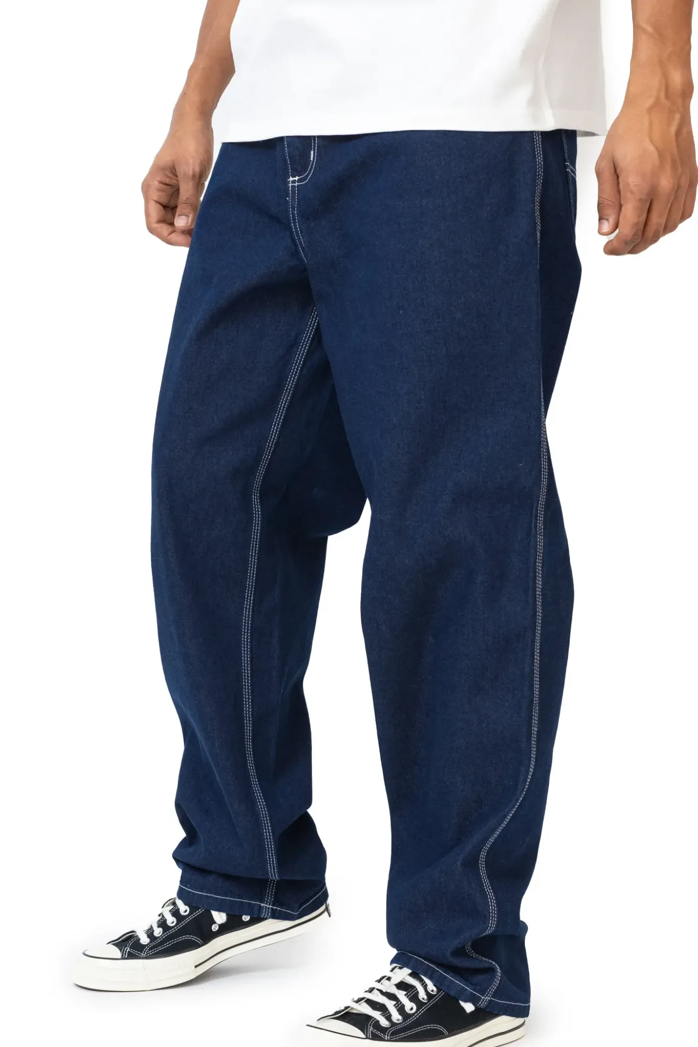 New Spodnie Simple Spodnie Baggy|Jeansy