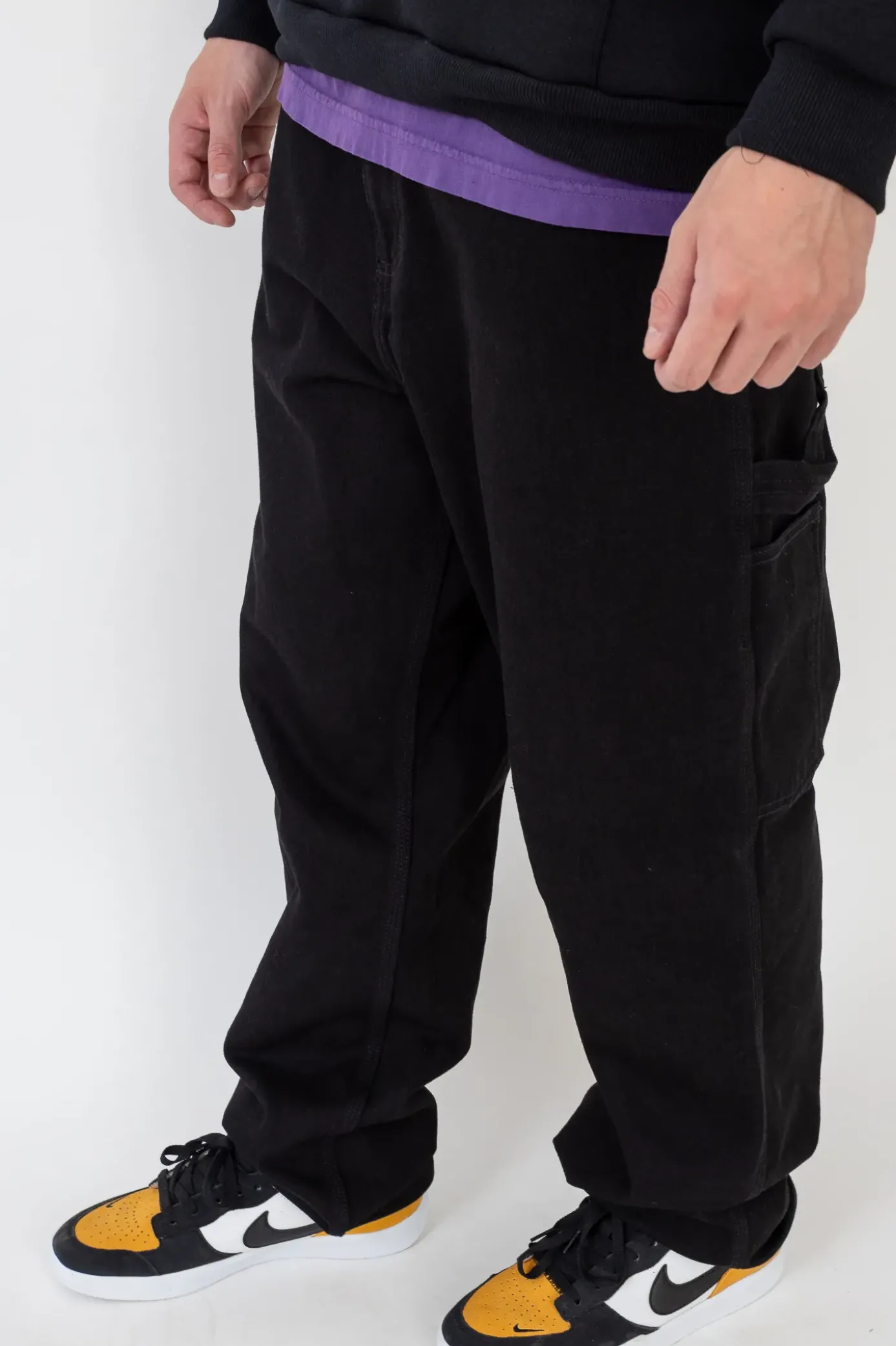 Spodnie Single Knee Jeans Jeansy
