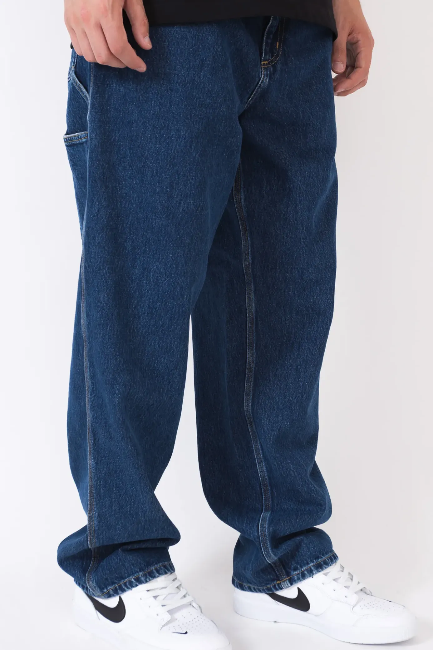 Online Spodnie Single Knee Jeans Spodnie Baggy|Jeansy