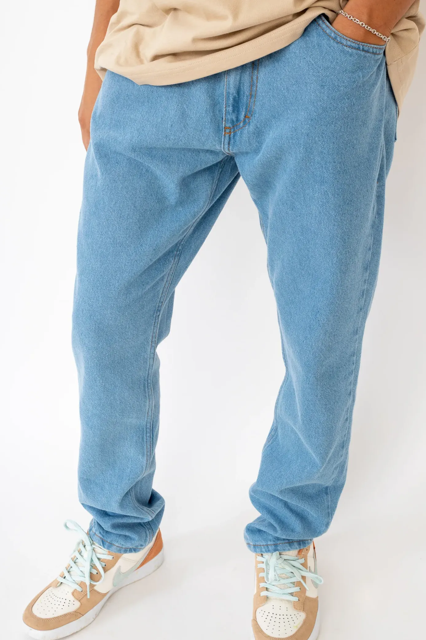 Spodnie Jeansowe Mid-Slim Jeansy