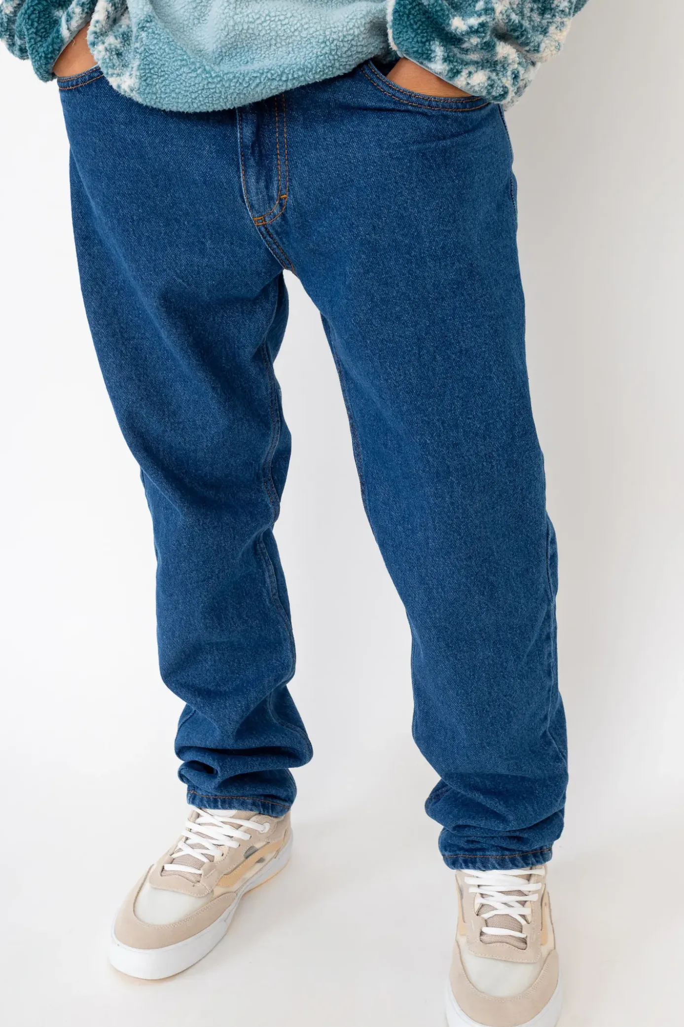 Online Spodnie Jeansowe Mid-Slim Jeansy