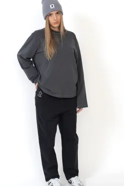 Online Spodnie Embroider Spodnie Baggy|Jeansy