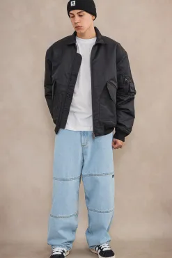 Online Spodnie Way Too Big Double Knee Spodnie Baggy|Jeansy