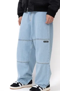 Online Spodnie Way Too Big Double Knee Spodnie Baggy|Jeansy