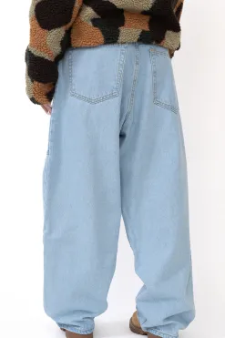 Online Spodnie Way Too Big Double Knee Spodnie Baggy|Jeansy