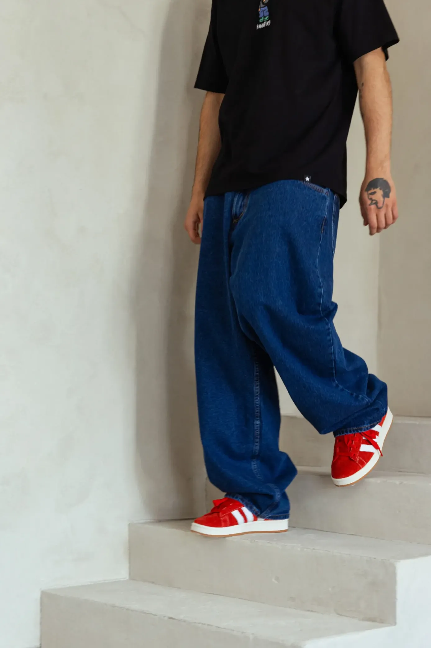 Sale Spodnie Way Too Big Spodnie Baggy|Jeansy