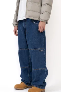 Clearance Spodnie Way Too Big Double Knee Spodnie Baggy|Jeansy