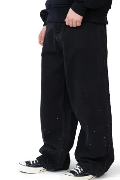 Outlet Spodnie Loose Crystal Spodnie Baggy|Jeansy