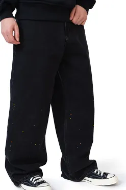 Outlet Spodnie Loose Crystal Spodnie Baggy|Jeansy