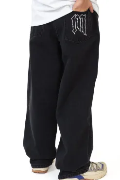 New Spodnie Loose Gothic Spodnie Baggy|Jeansy