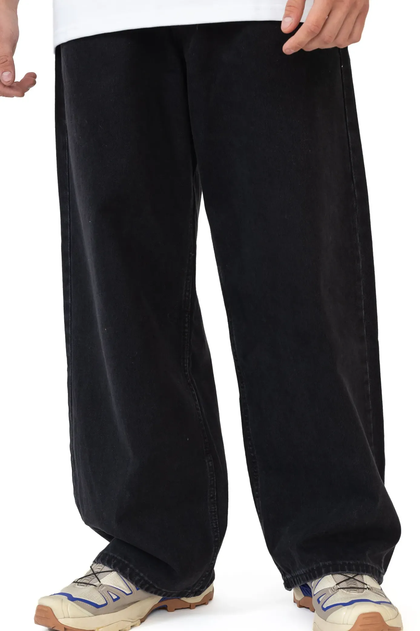 New Spodnie Loose Gothic Spodnie Baggy|Jeansy