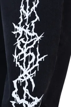 Hot Spodnie Loose Metal Spodnie Baggy|Jeansy