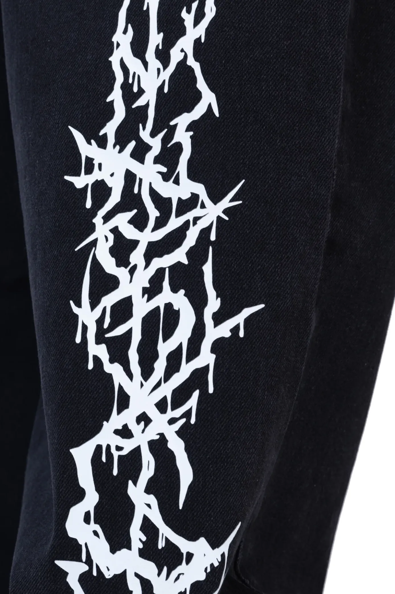 Hot Spodnie Loose Metal Spodnie Baggy|Jeansy