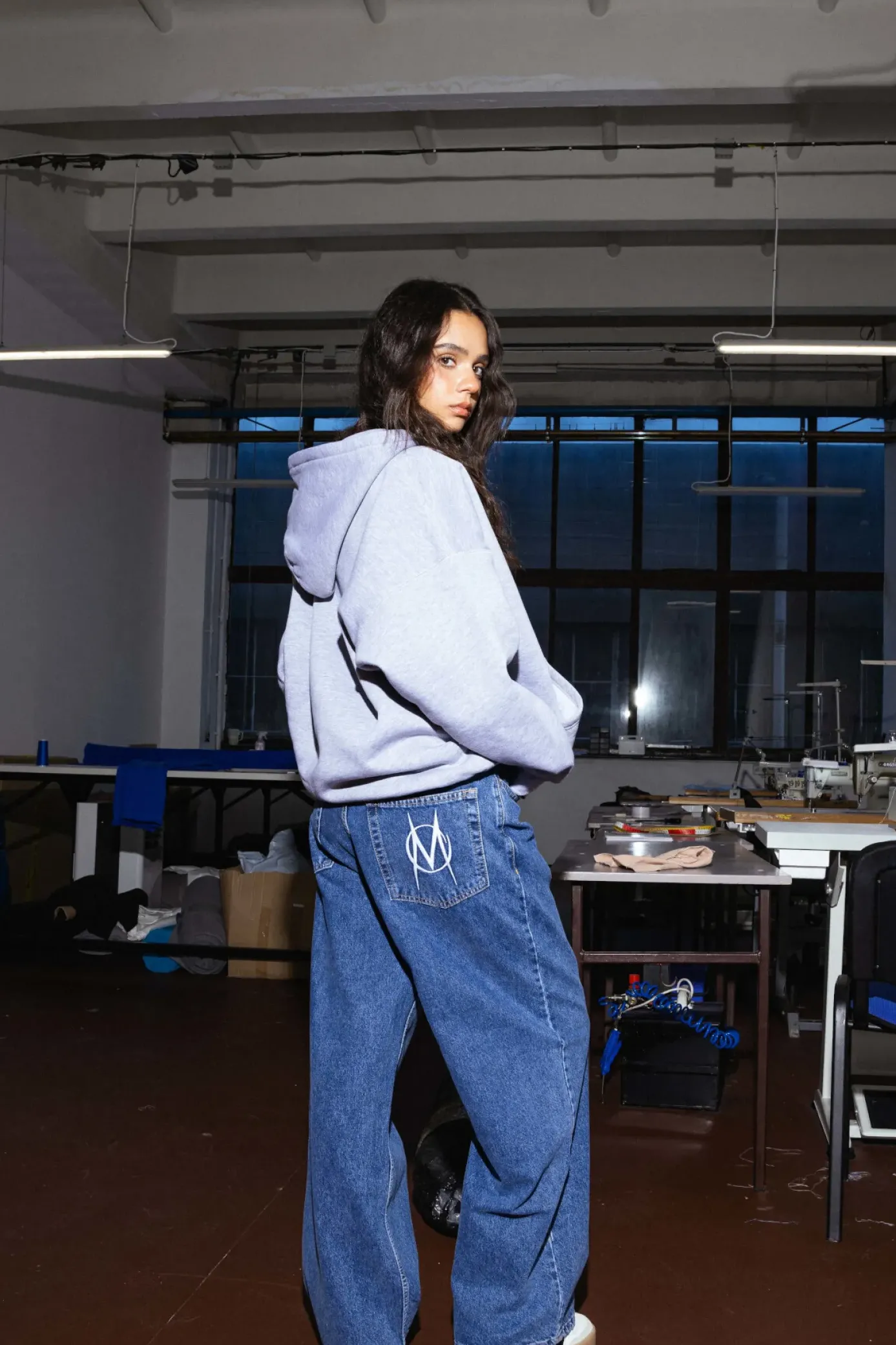 Clearance Spodnie Loose Monument Spodnie Baggy|Jeansy