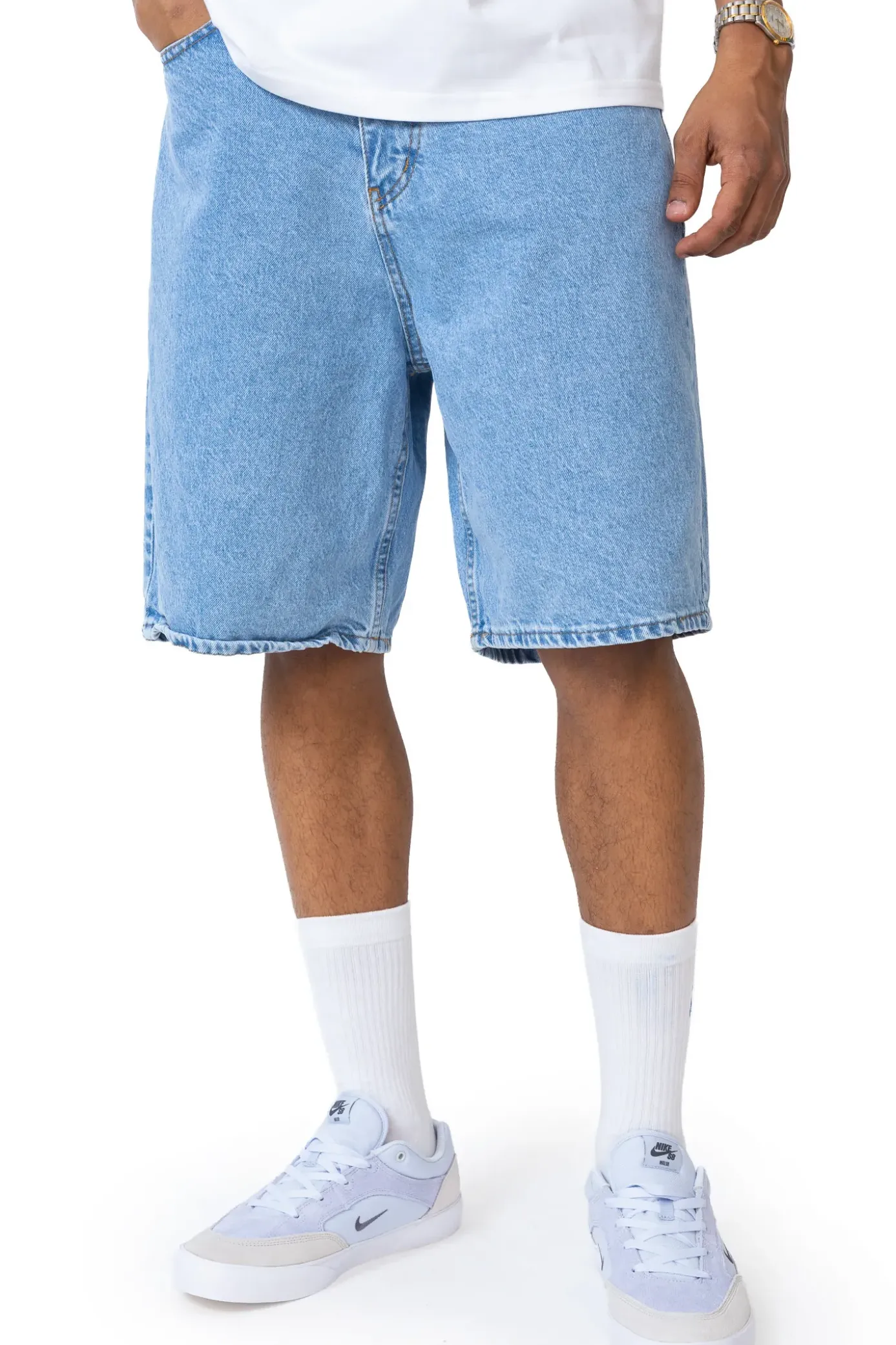 Outlet Szorty Loose Szorty Jeansowe|Jorts