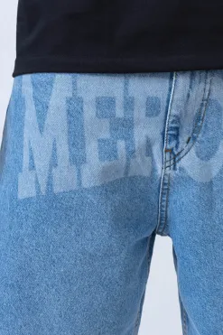 Clearance Szorty Loose Box Szorty Jeansowe|Jorts
